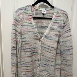 CAbi Pastel Striped Women's Cardigan